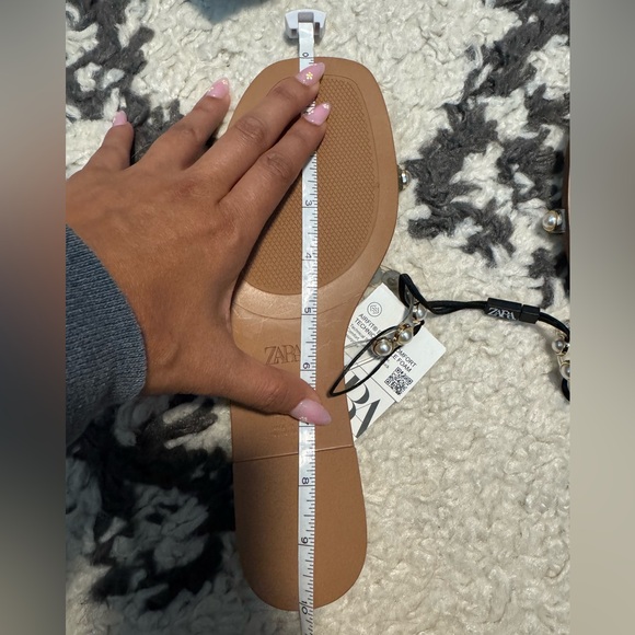 Zara pearl slide sandals - Picture 3 of 4
